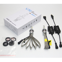 Puce Super lumineuse 80w XHP 70 2019, phare LED avec dissipation thermique, H4 H7 9005, puce XHP 50 LED