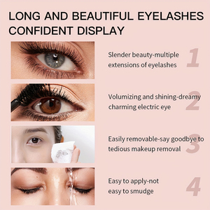 USHAS OEM/ODM <span class=keywords><strong>Mascara</strong></span> personnalisé en gros crème cils allongés bouclés mince longue durée sans bavure <span class=keywords><strong>mascara</strong></span> noir imperméable - Product Image 5