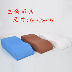 Coussin de positionnement pour les jambes 60x28x15 cm en éponge de coton pour soins et rééducation des jambes - Product Image 5