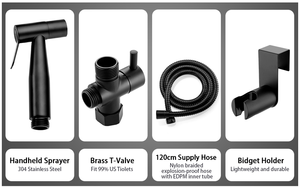 <span class=keywords><strong>Prix</strong></span> d'usine IFAN, bidet de douche moderne en acier inoxydable, auto-nettoyant, pistolet de pulvérisation Petra Streamline, bidet de toilette à main - Product Image 5