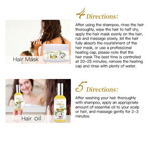 Spray capillaire à la noix de coco biologique personnalisé OEM, sans rinçage, végétalien, hypoallergénique, adoucissant, anti-frisottis, protection solaire, hydratant - Product Image 5