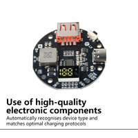 Module de circuit imprimé pour batterie externe 22,5 W avec charge rapide bidirectionnelle PD/QC pour carte DIY au phosphate de fer et de lithium 3,2 V