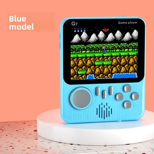 Console de Jeu Portable 2026 G7 3,5 Pouces avec 600 Jeux Intégrés, Options Colorées, Prise en Charge de la Sortie <span class=keywords><strong>AV</strong></span> - Cadeau Portable pour Enfants - Product Image 2