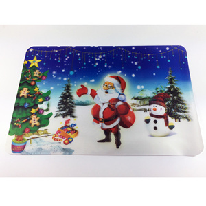 <span class=keywords><strong>Tovagliette</strong></span> da tavolo con pupazzo di neve in plastica laminata personalizzate per bambini - Product Image 2