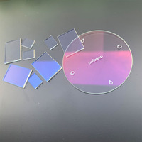 Panneau de verre saphir Corning Gorilla Glass ACG découpé sur mesure avec revêtement antireflet, lentille de fenêtre en verre optique flotté 91-99%