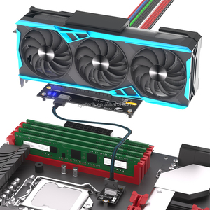 M.2 M-Key 2230~2280 ke PCI-e 4.0 X16 dengan Kabel Ekstensi Oculink SFF-8612/8611 Sebagai Kartu Grafis Eksternal, PWR Dari ATX 24PIN - Product Image 6