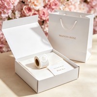 Boîtes d'expédition en papier ondulé rose personnalisées pour l'emballage, boîtes d'expédition personnalisées imprimées avec fermeture éclair, emballage avec logo