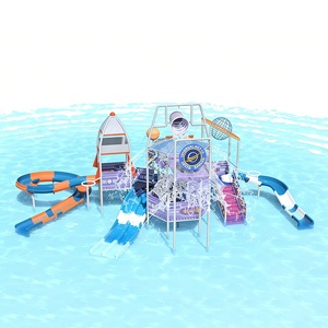 Tobogán Acuático <span class=keywords><strong>de</strong></span> Fibra <span class=keywords><strong>de</strong></span> Vidrio, Equipo para Parque Acuático <span class=keywords><strong>de</strong></span> Acero Inoxidable 304, Rocket Outdoor Park - Product Image 1