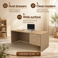 Meubles de bureau en bois modernes, ergonomiques et modulaires personnalisables, bureaux de travail pour hôtel, école, hôpital et supermarché
