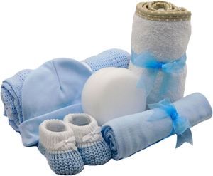 Canasta de Regalo para Bebé Recién Nacido, Color Azul, de Lujo, Venta al por Mayor de Fábrica, Regalo para Baby Shower, 2024 - Product Image 3