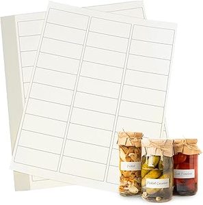 Kích thước thư trống 8.5x11inch tấm hình dạng có thể in nhãn hòa tan cho chai, 1x2 inch nhãn - Product Image 1