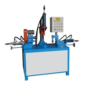 2.2KW स्टेनलेस स्टील flanging मशीन स्वत: कर्लिंग दौर हाइड्रोलिक हेमिंग मशीन दौर धातु बढ़त काटने डिवाइस