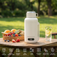 Bouilloire électrique portable grande capacité 1L, isolée sous vide, chauffe rapidement