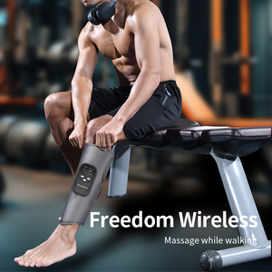 Masseur de jambes à pression d'air, taille réglable, rechargeable par USB, avec contrôle de la minuterie pour la relaxation musculaire - Product Image 6