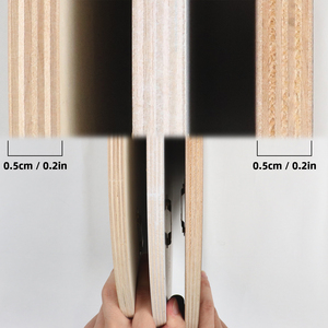 Gỗ chưa hoàn thành dấu hiệu vòng tròn bằng gỗ 18*18*0.2 trong vòng Tự Nhiên Mộc mạc bằng gỗ tùy chỉnh cho trang trí nội thất - Product Image 2