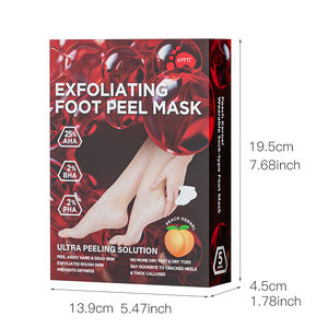 Crème de protection des pieds Han Linger à la pêche, pour talons fendillés, exfoliante et réparatrice <span class=keywords><strong>anti</strong></span>-crevasses - Product Image 1