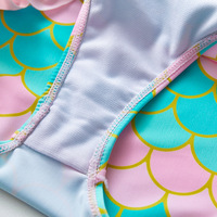 Maillot de bain une pièce imprimé européen et américain MLY pour fille maillot de bain à volants licorne doux pour bébé fille maillot de bain pour enfants bikini pour enfants