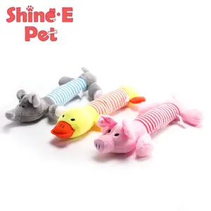  Pet Chew New Pet Puppy Nhai Plush Chút Chít Lợn Voi Con Chó Đồ Chơi