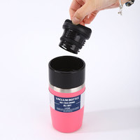 Nuevo Vaso Térmico de Viaje Ecológico de Acero Inoxidable de Doble Pared y 16 oz, con Aislamiento al Vacío, Experiencia de Bebida de 360°