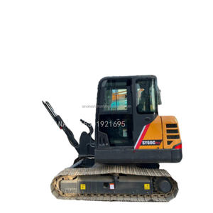 Excavatrice d'occasion SY60C, 99% neuve, en stock, excellent état, prix bas, haute qualité, garantie 1 an, godet de 1,15 m, puissance de 75 kW - Product Image 1