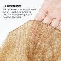 Extensiones de Cabello Humano Genius Weft, Cabello Virgen 100% Remy Chino de Primera Calidad, Doble Trama, para Mujeres