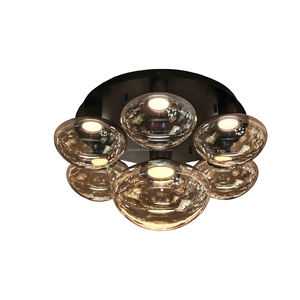 Lampadario a LED in vetro moderno nordico di alta qualità con <span class=keywords><strong>luce</strong></span> bianca calda elegante arredamento per alberghi e ville - Product Image 2