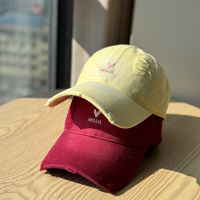 Casquette personnalisée brodée pour homme et femme, motif graphique à calotte souple, vente en gros