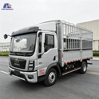 Gebrauchte Frachtbox-Lichtgitter-LKW Sinotruk Howo Hanjiang PRO 180PS 4,15m Einzelkabine