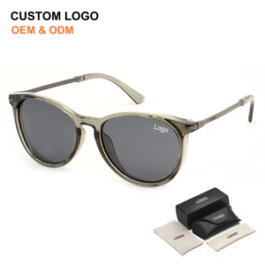 2025 Hot Selling Retro Design <b>Round</b> <b>Frame</b> Unisex Sun Glasses OEM Manufacturer Custom Logo Shades Classic Women Men Sunglasses - Product Image 1