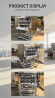 XINCHUAN Industriële Fruitverwerkingsmachine Elektrische Commerciële Automatische Appel/Peer/Kiwi/Citroen Ontpitter Snijder Schiller 350W 220V