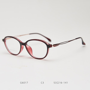 Nuevo pequeño TR90 Blue Light Metal Myopia Eyeframe para mujeres PC Marco óptico con decoración de luz azul - Product Image 1