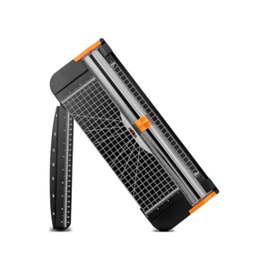 Cortador de papel resistente con bloqueo de seguridad-Hoja de precisión para oficina, artesanía y uso doméstico (diseño de abrazadera automática) - Product Image 1