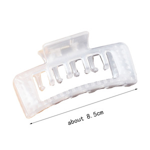 Nuevas Pinzas para el Cabello <span class=keywords><strong>de</strong></span> Estilo Coreano, Cuadradas, <span class=keywords><strong>de</strong></span> Moda, <span class=keywords><strong>de</strong></span> Color Sólido, con Diseño <span class=keywords><strong>de</strong></span> Tiburón, Simples, <span class=keywords><strong>de</strong></span> Plástico Mate, Personalizadas, para Regalo - Product Image 6