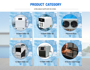 Piccola dimensione uso domestico piscina bagno di ghiaccio macchina raffreddato ad acqua riscaldamento ad acqua refrigeratori a immersione fredda per uso domestico - Product Image 5