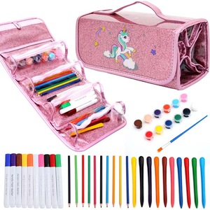 Juegos <span class=keywords><strong>de</strong></span> marcadores lavables Unicorn Kids Art Coloring Painting Markers Crayon Juegos <span class=keywords><strong>de</strong></span> lápices <span class=keywords><strong>de</strong></span> colores - Product Image 1