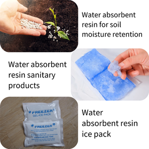 Fabriek verkoopt goedkope superabsorberende gel kaliumpolyacrylaat absorberende hars - Product Image 3