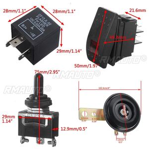 Kit de Luces LED para Señales de Giro con Interruptor Basculante, Bocina y Luz de Reversa de 12V para Polaris Ranger General RZR SXS ATV UTV Carrito de Golf - Product Image 2