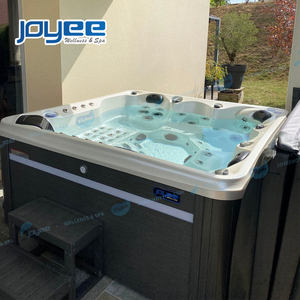 JOYEE <span class=keywords><strong>Prix</strong></span> <span class=keywords><strong>d</strong></span>'usine <span class=keywords><strong>Spa</strong></span> Jacuzzi extérieur de grande taille pour 5 personnes Bain à remous avec massage et oreillers - Product Image 5