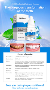 Essence blanchissante pour les dents, sérum nettoyant pour les dents, soins bucco-dentaires, hygiène dentaire, fabrication sous marque privée OEM - Product Image 3