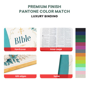 Biblia en inglés para estudio cronológico del Antiguo y Nuevo Testamento, diario de lectura devocional y referencia para estudio bíblico, de alta demanda al por mayor - Product Image 2