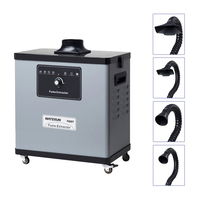 Extracteur de fumée portable F6001 à bras unique, absorbeur de fumée, purificateur de fumée pour gravure laser et moxibustion, filtre à air