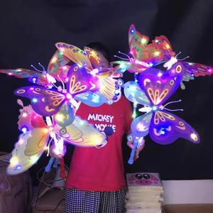 แท่งไฟเรืองแสงรูปผีเสื้อ ของเล่นปีกผีเสื้อวิบวับเรืองแสง ของเล่นผีเสื้อเรืองแสงสำหรับงานปาร์ตี้ ของชำร่วยวันหยุด วันเกิด - Product Image 4