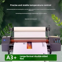 Machine à plastifier A3, plastifieuse thermique à chaud et à froid pour photos, affiches, autocollants