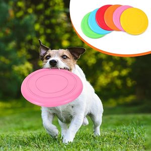 Juguete de Frisbee para Entrenamiento de Mascotas, de Goma Suave, Portátil, para Exteriores, Interactivo, Resistente a Mordidas, Discos Voladores para Mascotas - Product Image 4