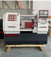 Tour CNC efficace de conception durable de haute précision et de vitesse Supertech CK6150 pour les clients mondiaux