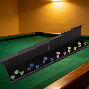 ชอล์คแทงพูล XQK-06 Taom V10 ระดับมืออาชีพ ชอล์คแทงสนุกเกอร์และบิลเลียด ชุดคอมโบ สีทองและสีดำ บรรจุภัณฑ์พรีเมียม <span class=keywords><strong>กล่อง</strong></span>ของขวัญ - Product Image 4