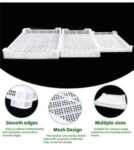 New Type Efficient Developed Pe Stackable Plastic Drying <strong>Tray</strong> for Dehydration Softgel <strong>Candy</strong> Capsule Vitamins - Product Image 5
