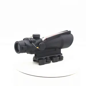 LXGD 5X35 ACOG 광학 시력 레드 도트 조명 스코프 QD로 광학 시력 사냥