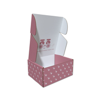Boîte d'expédition en carton ondulé biodégradable 8x6x6 pour échantillons de desserts, cadeaux et colis postaux