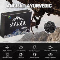 Extrait naturel de shilajit biologique café effervescent 200mg vente en gros comprimé de shilajit pur de l'himalaya